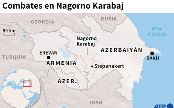 ARMENIA Y AZERBAIYÁN: Tanques, artillería, morteros y drones en una extraña guerra convencional