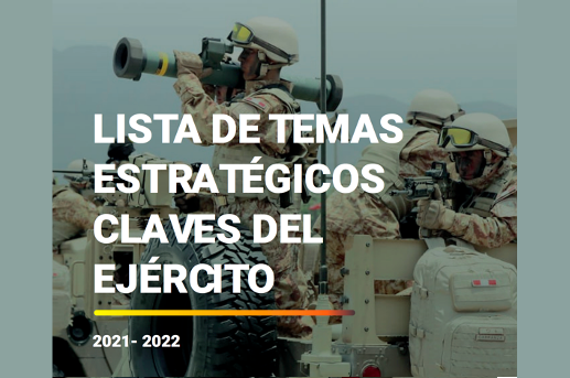 PUBLICACIÓN | Los temas estratégicos para el Ejército de Perú