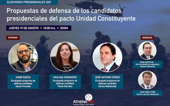 VIDEO | Propuestas de defensa de los candidatos presidenciales del pacto Unidad Constituyente