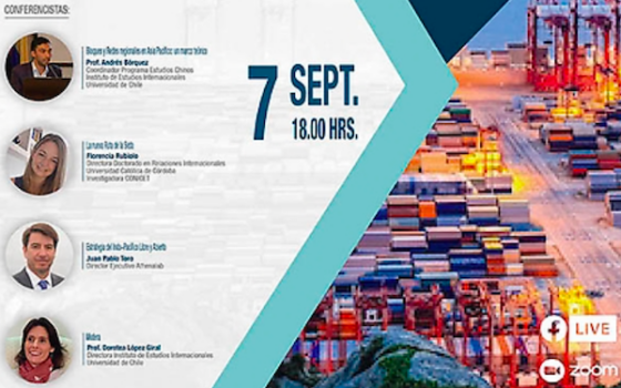 AthenaLab participa en conversatorio “Nuevas Narrativas de Integración para la Cuenca Asiática del Pacífico”