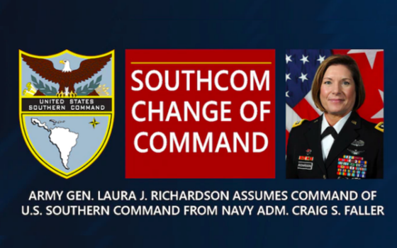 General Laura J. Richardson asume como jefa del Comando Sur de EE.UU.
