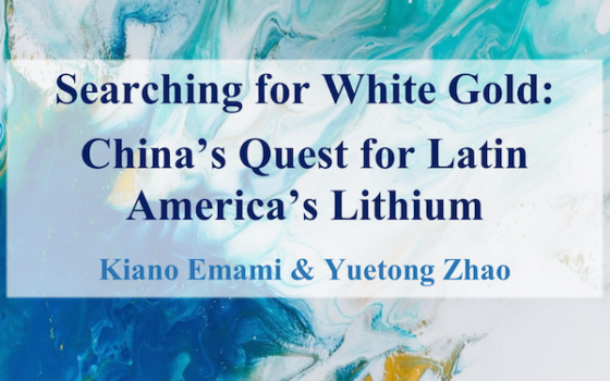 “Searching for White Gold: China´s Quest for Latin America´s Lithium” es la tesis que guió AthenaLab a alumnos de Georgetown