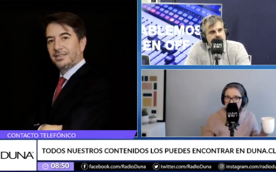 Director ejecutivo entrevistado en Radio Duna sobre la aparición de globos en Norteamérica￼
