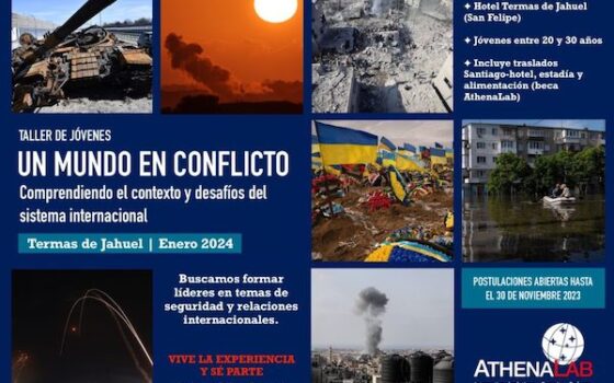 ÚLTIMA SEMANA DE INSCRIPCIÓN | Taller de jóvenes: “Un mundo en conflicto”