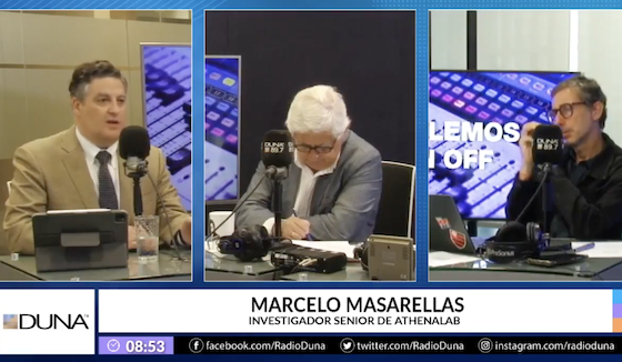 Marcelo Masalleras es entrevistado por Radio Duna