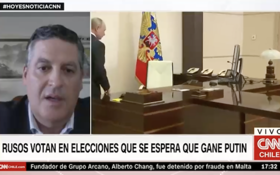 CNN entrevista a Marcelo Masalleras por elecciones en Rusia