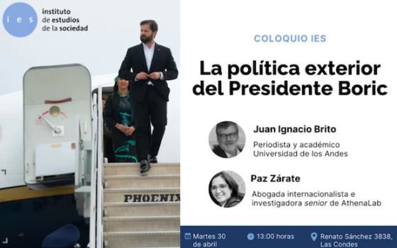 Paz Zárate participa en coloquio de IES: La política exterior del Presidente Boric