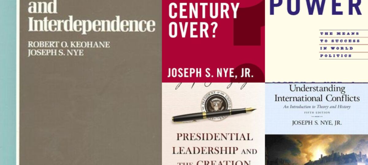 LEGADO | La biblioteca de Joseph Nye Jr.