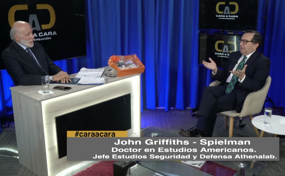 ENTREVISTA | John Griffiths conversa con Tomás Cox en Cara a Cara TV sobre temas de seguridad