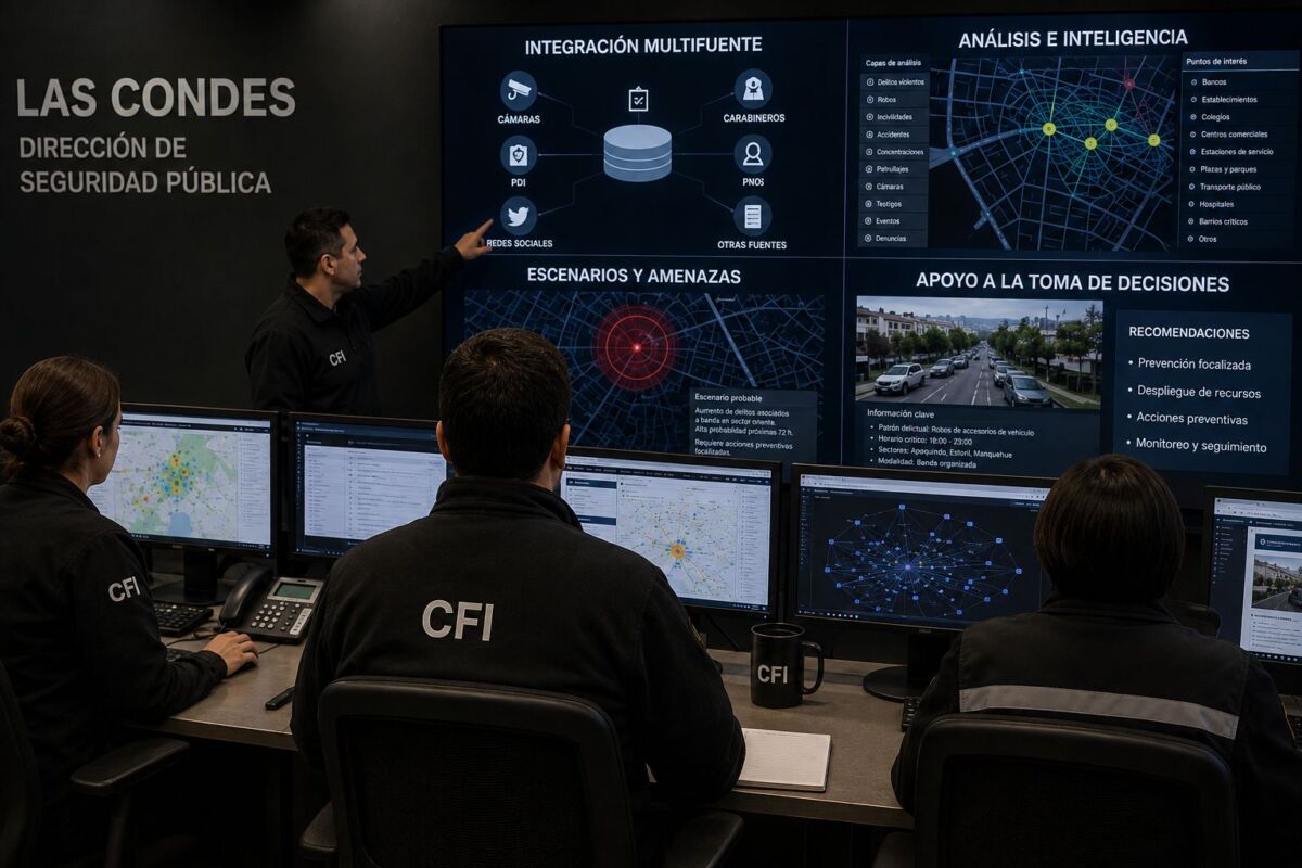 Integración de datos y anticipación en seguridad pública: la experiencia del CFI de Las Condes en la aplicación de un modelo de seguridad basado en inteligencia